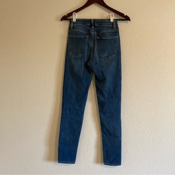 Flying Monkey Women's Blue Denim High Rise Skinny Jeans Size 25 - Picture 4 of 10
